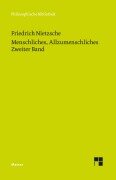 Cover-Bild zum Titel 'Menschliches, Allzumenschliches 2 (Neue Ausgabe 1886)' von 'Friedrich Nietzsche'