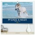 PFERDE & MEER (hochwertiger Premium Wandkalender 2024 DIN A2 quer), Kunstdruck in Hochglanz - Petra Eckerl Tierfotografie