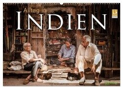 Alltag in Indien (Wandkalender 2025 DIN A2 quer), CALVENDO Monatskalender - Jens Benninghofen