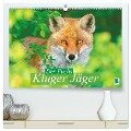 Der Fuchs: Kluger Jäger (hochwertiger Premium Wandkalender 2025 DIN A2 quer), Kunstdruck in Hochglanz - Calvendo Calvendo