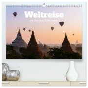Weltreise - eine Jahr durch Kulturstätten (hochwertiger Premium Wandkalender 2025 DIN A2 quer), Kunstdruck in Hochglanz - Matteo Colombo
