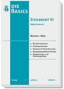 Cover-Bild zum Titel 'Basics Zivilrecht VI - Arbeitsrecht' von 'Karl-Edmund Hemmer, Achim Wüst, Clemens D'Alquen'