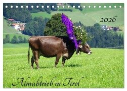 Cover-Bild zum Titel 'Almabtrieb in Tirol (Tischkalender 2026 DIN A5 quer), CALVENDO Monatskalender' von 'Thilo Seidel'