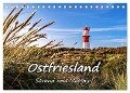 OSTFRIESLAND Strand und Mee(h)r (Tischkalender 2024 DIN A5 quer), CALVENDO Monatskalender - Andrea Dreegmeyer