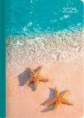 Ladytimer Beach 2025 - Taschenkalender A6 (10,7x15,2 cm) - Weekly - 192 Seiten - Notiz-Buch - Termin-Planer - Alpha Edition - 