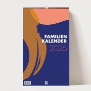 Cover-Bild zum Titel 'Der Familienkalender, Wandkalender, Familienplaner 2026 mit 5 Spalten' von 'Anja Garschhammer, XOXO Arte'