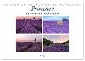 Provence, Lavendelzeit in Südfrankreich (Tischkalender 2024 DIN A5 quer), CALVENDO Monatskalender - Joana Kruse