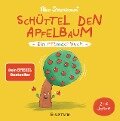 Cover-Bild zum Titel 'Schüttel den Apfelbaum - Ein Mitmachbuch. Für Kinder von 2 bis 4 Jahren' von 'Nico Sternbaum'