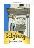 Salzburg - Gesichter einer Stadt (Tischkalender 2025 DIN A5 hoch), CALVENDO Monatskalender - Bettina Hackstein