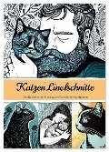 Katzen Linolschnitt - Der Kalender mit kunstvollen Porträts der Samtpfoten (Wandkalender 2025 DIN A2 hoch), CALVENDO Monatskalender - Anja Frost