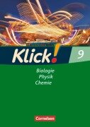 Cover-Bild zum Titel 'Klick! 9 Biologie, Physik, Chemie. Arbeitsheft. Westliche Bundesländer sowie Berlin/Brandenburg' von 'Daniela Dittrich, Catrin Nossek, Berthold Geist, Patrick Schönecker, Hannelore Strehl'