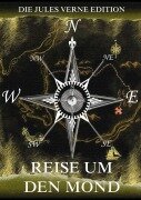 Cover-Bild zum Titel 'Reise um den Mond' von 'Jules Verne'