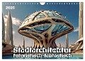 Stadtarchitektur, futuristisch-fantastisch (Wandkalender 2025 DIN A4 quer), CALVENDO Monatskalender - Werner Braun