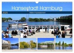 Hansestadt Hamburg - Alster Impressionen (Wandkalender 2025 DIN A3 quer), CALVENDO Monatskalender - Arno Klatt