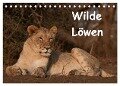 Wilde Löwen (Tischkalender 2024 DIN A5 quer), CALVENDO Monatskalender - Britta Ohm