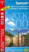 Cover-Bild zum Titel 'ATK100-1 Spessart (Amtliche Topographische Karte 1:100000)' von ''