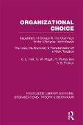 Organizational Choice (RLE: Organizations) - E. L. Trist, G. W. Higgin, H. Murray, A. B. Pollock