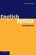 English Syntax - Andrew Radford