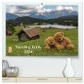 Travelling Teddy 2024 (hochwertiger Premium Wandkalender 2024 DIN A2 quer), Kunstdruck in Hochglanz - C-K-Images C-K-Images