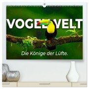 Vogelwelt - Die Könige der Lüfte. (hochwertiger Premium Wandkalender 2026 DIN A2 quer), Kunstdruck in Hochglanz - Happy Monkey