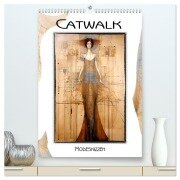 Catwalk - Modeskizzen (hochwertiger Premium Wandkalender 2025 DIN A2 hoch), Kunstdruck in Hochglanz - Erich Krätschmer
