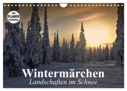 Wintermärchen. Landschaften im Schnee (Wandkalender 2025 DIN A4 quer), CALVENDO Monatskalender - Elisabeth Stanzer