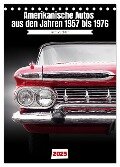 Amerikanische Autos aus den Jahren 1957 bis 1976 Frontansichten (Tischkalender 2025 DIN A5 hoch), CALVENDO Monatskalender - Beate Gube