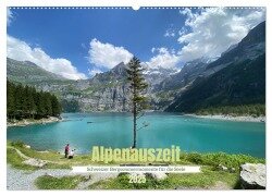 Alpenauszeit - Schweizer Bergsommermomente für die Seele (Wandkalender 2025 DIN A2 quer), CALVENDO Monatskalender - Stefanie Preuße