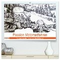 Passion Motorradfahren - Skizzen von der Freiheit auf dem Motorrad (hochwertiger Premium Wandkalender 2025 DIN A2 quer), Kunstdruck in Hochglanz - Michaela Schimmack