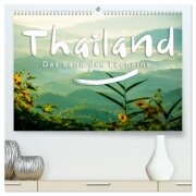 Thailand - Das Land des Lächelns. (hochwertiger Premium Wandkalender 2026 DIN A2 quer), Kunstdruck in Hochglanz - Happy Monkey