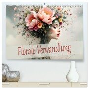Florale Verwandlung (hochwertiger Premium Wandkalender 2025 DIN A2 quer), Kunstdruck in Hochglanz - Dusanka Djeric