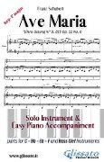 Ave Maria (Schubert) - Solo & Easy Piano (key F) - Franz Schubert