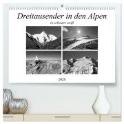 Dreitausender in den Alpen (hochwertiger Premium Wandkalender 2026 DIN A2 quer), Kunstdruck in Hochglanz - Christa Kramer