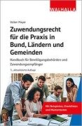 Cover-Bild zum Titel 'Zuwendungsrecht für die Praxis in Bund, Ländern und Gemeinden' von 'Volker Mayer'