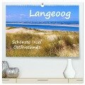 Langeoog - Schönste Insel Ostfrieslands (hochwertiger Premium Wandkalender 2025 DIN A2 quer), Kunstdruck in Hochglanz - LianeM LianeM