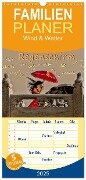 Familienplaner 2025 - Regenschirm mit 5 Spalten (Wandkalender, 21 x 45 cm) CALVENDO - Peter Roder