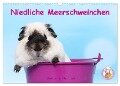 Niedliche Meerschweinchen (Wandkalender 2025 DIN A3 quer), CALVENDO Monatskalender - Jeanette Hutfluss
