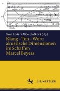 Cover-Bild zum Titel 'Klang - Ton - Wort: akustische Dimensionen im Schaffen Marcel Beyers' von ''