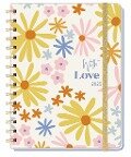 Love Spiral-Kalenderbuch A5 2025 - 