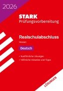 Cover-Bild zum Titel 'STARK Lösungen zu Deutsch - Realschulabschluss 2026 Hessen - Prüfungsvorbereitung' von ''