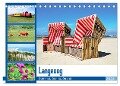 Langeoog - Sommer, Sonne, Strand (Tischkalender 2024 DIN A5 quer), CALVENDO Monatskalender - Nina Schwarze
