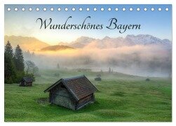 Wunderschönes Bayern (Tischkalender 2025 DIN A5 quer), CALVENDO Monatskalender - Michael Valjak