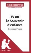 W ou le Souvenir d'enfance de Georges Perec (Fiche de lecture) - Lepetitlittéraire. Fr, David Noiret