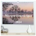 Morgenstimmungen 2024 (hochwertiger Premium Wandkalender 2024 DIN A2 quer), Kunstdruck in Hochglanz - Jörg Hennig