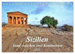 Sizilien - Insel zwischen zwei Kontinenten (Tischkalender 2025 DIN A5 quer), CALVENDO Monatskalender - Jutta Heußlein