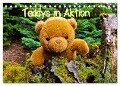 Teddys in Aktion (Tischkalender 2024 DIN A5 quer), CALVENDO Monatskalender - Karin Sigwarth