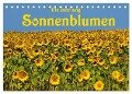 Ein Jahr lang Sonnenblumen (Tischkalender 2024 DIN A5 quer), CALVENDO Monatskalender - Anke van Wyk - www. germanpix. net