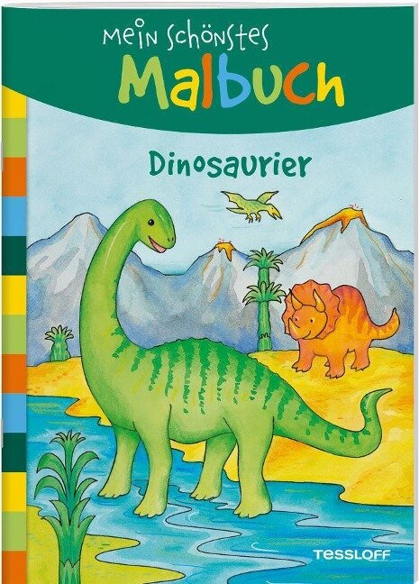 Mein schönstes Malbuch. Dinosaurier - 