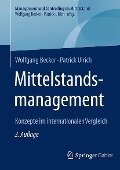 Mittelstandsmanagement - Wolfgang Becker, Patrick Ulrich