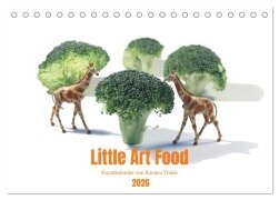Cover-Bild zum Titel 'Little Art Food Kunstkalender (Tischkalender 2026 DIN A5 quer), CALVENDO Monatskalender' von 'Karsten Thiele'